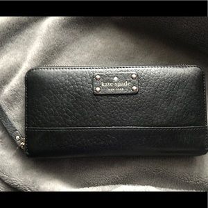 Black Kate Spade Leather Wallet